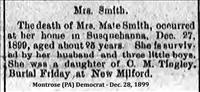 Smith, Mrs. Maie